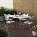 Mesa Plegable + 4 Sillas Plegables