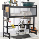 Platero Escurridor de Acero Inoxidable con Tapa